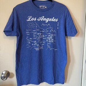 Los Angeles Map T-shirt